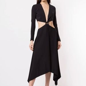NWT Dion Lee modulare E-hook Black Dress Size AU6. Retail Price $1,290.00